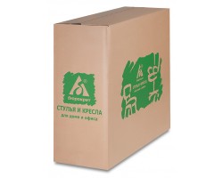 Стул Бюрократ KF-2 синий Or-03 искусственная кожа на ножках металл металлик-foto7