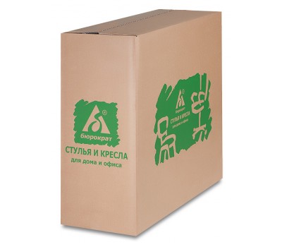 Стул Бюрократ KF-2 синий Or-03 искусственная кожа на ножках металл металлик