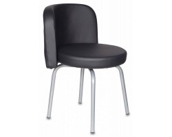 Стул Бюрократ KF-2 вращающийся черный Or-16 искусственная кожа