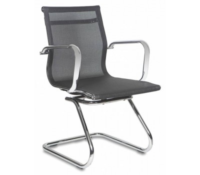 Кресло Бюрократ CH-993-Low-V черный M01 сетка низк.спин. полозья металл хром