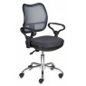 Кресло Бюрократ CH-799SL темно-серый TW-04 TW-12 сетка/ткань крестовина металл хром