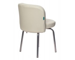 Стул Бюрократ KF-2 вращающийся молочный Or-10 искусственная кожа-foto4