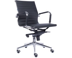 Кресло офисное Everprof Leo T экокожа черный