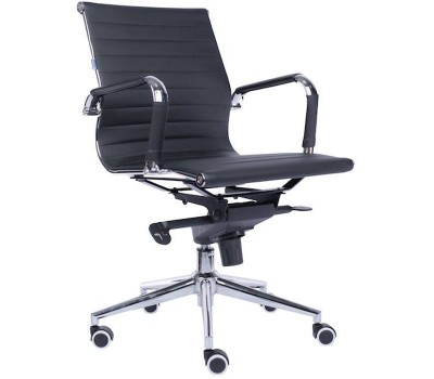Кресло офисное Everprof Leo T экокожа черный Кресло офисное Everprof Leo T экокожа черный
