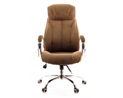 Кресло руководителя Everprof Forum TM Ткань Коричневый-foto3