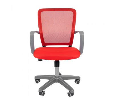 Кресло офисное CHAIRMAN 698 grey красное