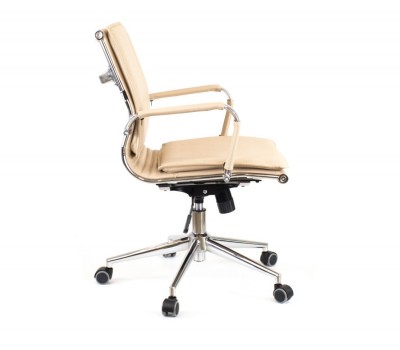 Кресло для персонала Everprof Nerey LB T Экокожа Бежевый