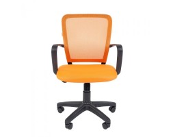 Кресло офисное CHAIRMAN 698 black оранжевое-foto3