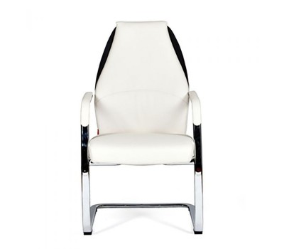 Кресло для посетителя CHAIRMAN Basic V Эко белое