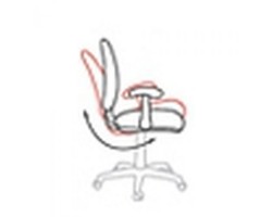 Кресло для руководителя CHAIRMAN CH 840 white синее-foto3