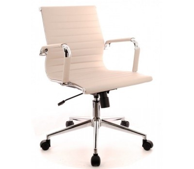 Кресло для персонала Everprof Leo T Экокожа Бежевый