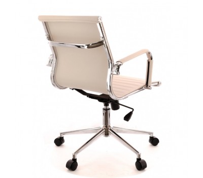 Кресло для персонала Everprof Leo T Экокожа Бежевый