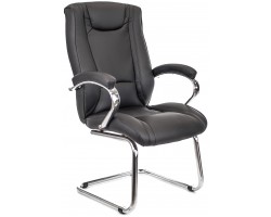Кресло для посетителей Everprof Argo CF Экокожа Черный Кресло для посетителей Everprof Argo CF Экокожа Черный