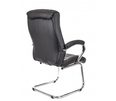 Кресло для посетителей Everprof Argo CF Экокожа Черный
