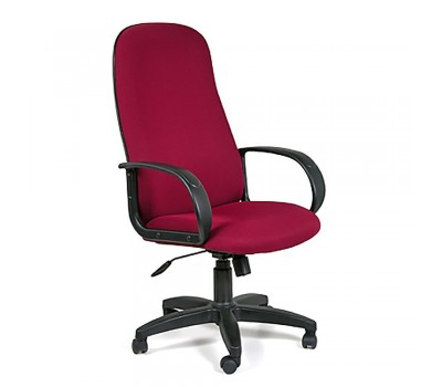 Кресло руководителя CHAIRMAN 279 бордовое, ткань TW