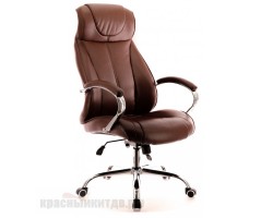 Кресло руководителя Everprof Forum TM Экокожа Коричневый