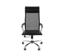 Кресло для руководителя CHAIRMAN 701 черное, сетка-foto3