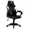 Кресло компьютерное игровое ThunderX3 EC1 Black-White AIR