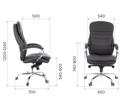 Кресло руководителя Everprof Valencia M Экокожа Бежевый