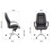 Кресло руководителя Everprof Drift Full LB M Экокожа Черный
