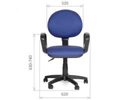 Кресло офисное CHAIRMAN CH 682 серое-foto3