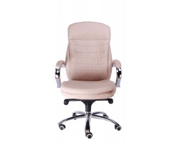 Кресло руководителя Everprof Valencia M экокожа бежевый-foto4