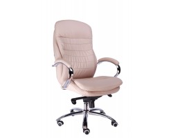 Кресло руководителя Everprof Valencia M экокожа бежевый-foto2