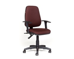 Кресло для персонала CHAIRMAN CH 661 бордовое