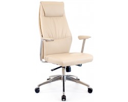 Кресло руководителя Everprof London Экокожа Бежевый