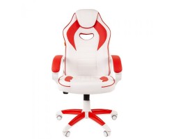 Кресло CHAIRMAN Game 16 white красное-foto3