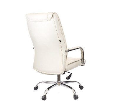 Кресло руководителя Everprof Kent TM Экокожа Кремовый