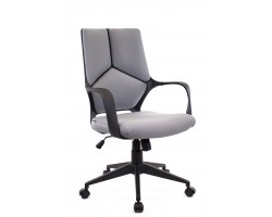 Кресло офисное Everprof Trio Black LB T Ткань Серый-foto2