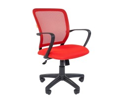 Кресло офисное CHAIRMAN 698 black красное