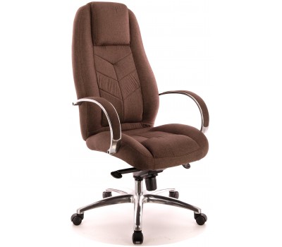 Кресло руководителя Everprof Drift Full AL M ткань Alma 40 коричневый
