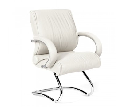 Кресло для посетителя CHAIRMAN 445 белое