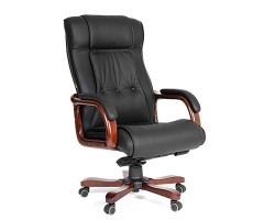 Кресло для руководителя CHAIRMAN 653 черное