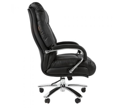 Кресло для руководителя CHAIRMAN 405, черная кожа