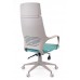 Кресло руководителя Everprof Trio Grey TM Ткань Бирюзовый