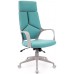 Кресло руководителя Everprof Trio Grey TM Ткань Бирюзовый
