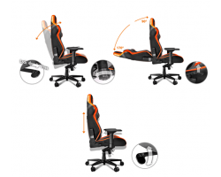 Кресло компьютерное игровое Cougar ARMOR TITAN Black-Orange [3MATTNXB.0001]-foto3