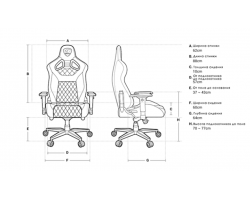Кресло компьютерное игровое Cougar ARMOR TITAN Black-Orange [3MATTNXB.0001]-foto5