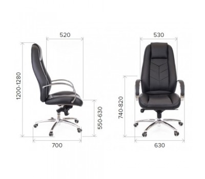 Кресло руководителя Everprof Drift M экокожа кремовый