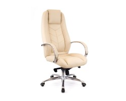 Кресло руководителя Everprof Drift M экокожа кремовый