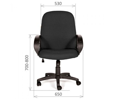 Кресло руководителя CHAIRMAN 279M серое, ткань JP