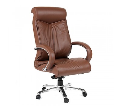 Кресло руководителя CHAIRMAN 420 коричневое