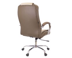 Кресло руководителя Everprof Klio T Экокожа Бежевый-foto3