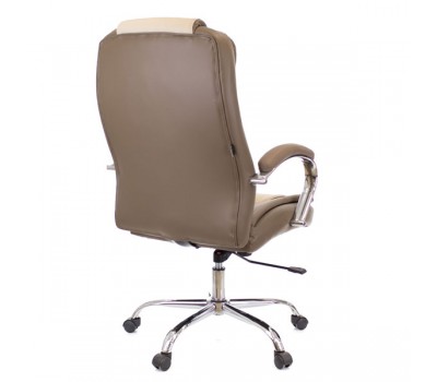 Кресло руководителя Everprof Klio T Экокожа Бежевый