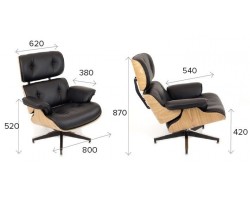 Кресло руководителя (Реклайнер) Relax Everprof Relax экокожа черный-foto9