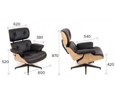 Кресло руководителя (Реклайнер) Relax Everprof Relax экокожа черный