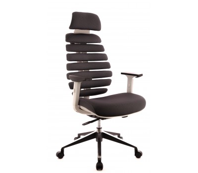 Кресло офисное Everprof Ergo Grey ткань серый